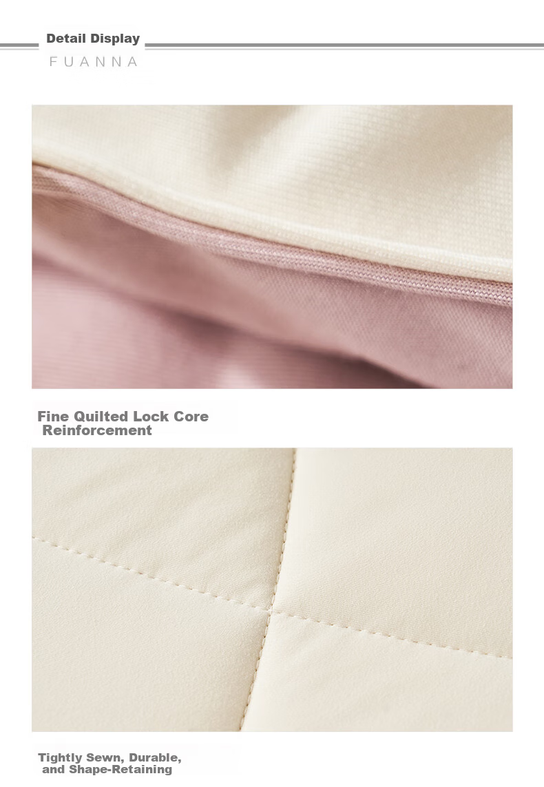FUANNA × JD Custom Ultra-Soft Class A Knitted 60% Soybean Single Winter Quilt Core 203*229cm 11