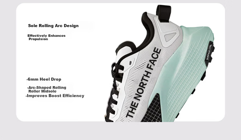 The North Face Women's Trail Running Shoes Outdoor Lightweight Cushioning Running Shoes 8DB3 Black/L54 6/36.5 6