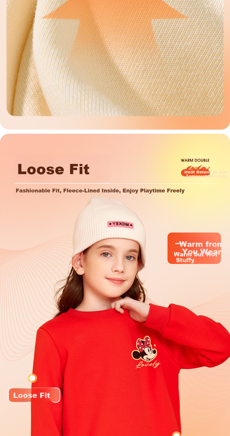 Disney Kids Cartoon Cute Girls' Outfit 2026 Spring New Fashion Versatile Children's Autumn Sportswear 13