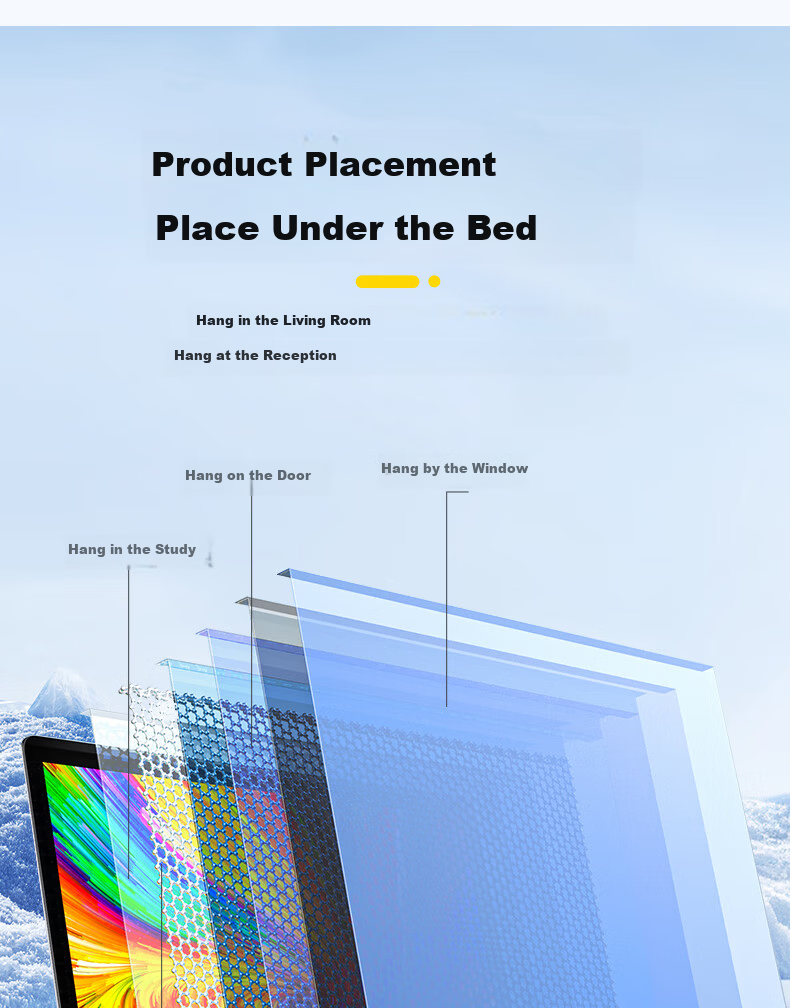 Youpin Monitor Computer Anti-Blue Light Protective Screen, Desktop Laptop Screen Protector, Anti-Radiation Eye Protection Blue Light Film Protective Cover, Acrylic Hanging Type, 11.6 Inches, 16:9 9