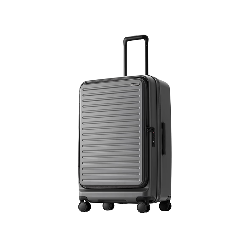 JD Jingzao TuoJie 28-inch Luggage Suitcase for Men and Women Side-opening Large Capacity Trolley Case Password Lock Travel Business Trip Graphite Gray