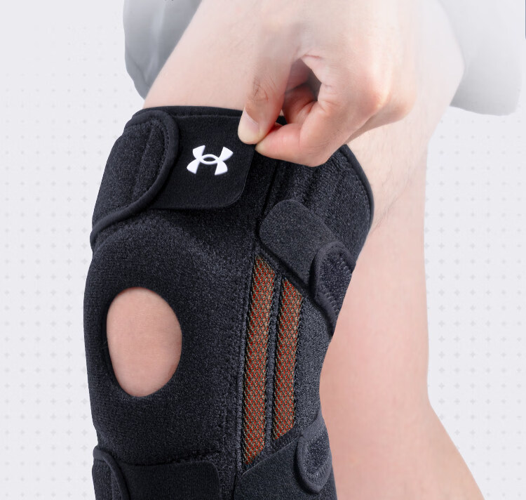 Under Armour Knee Brace for Sports Meniscus Injury, Synovitis, Patellar Strap, Autumn Warmth, Unisex Running Knee Support 7