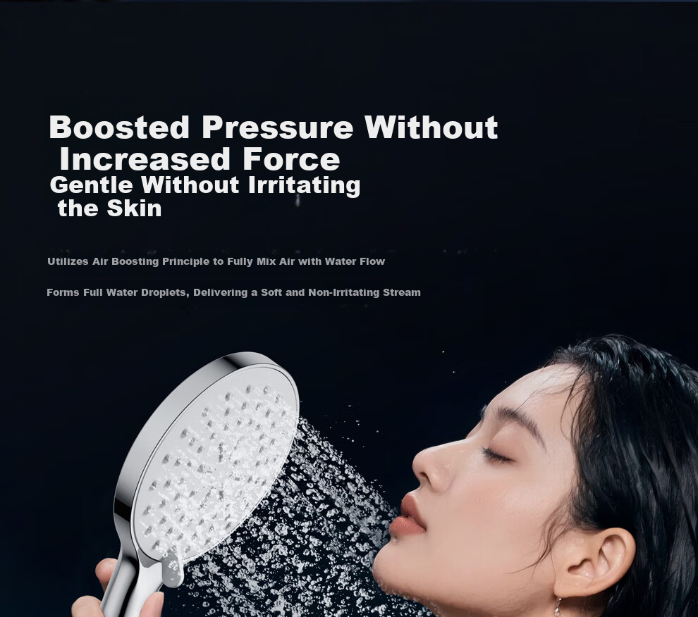 ARROW Multifunctional Shower Head Bathroom High-Pressure Handheld Shower Head 120mm Large Panel AE58157 10