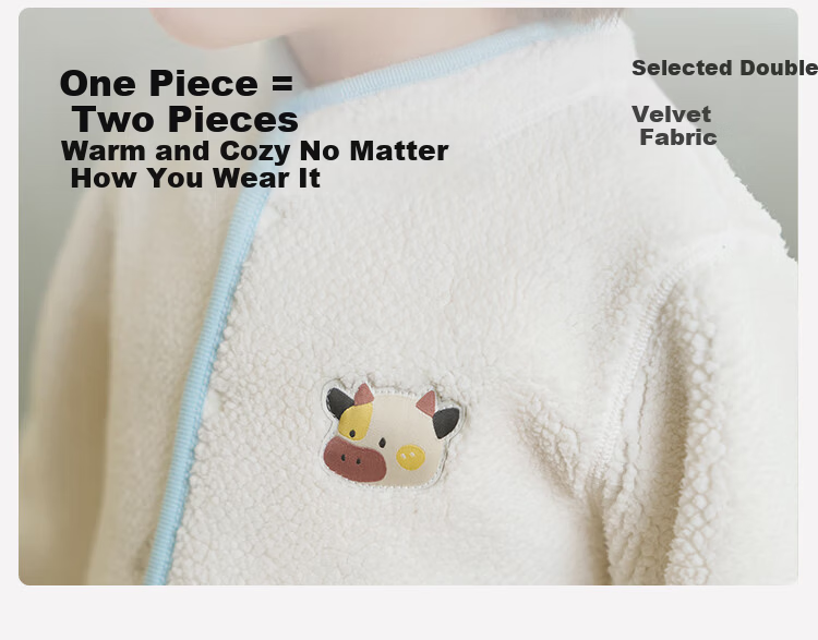 BALABALA balaOne Baby Romper 2025 Autumn Winter Reversible Cute Infant Bodysuit 208425120201 2