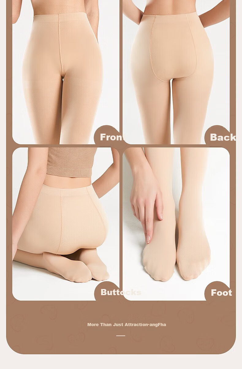 Langsha Women's Leggings Beautiful Leg Silk Stockings Bare Leg Magic Spring Autumn Nude Velvet Tights Plus Size Outerwear 18