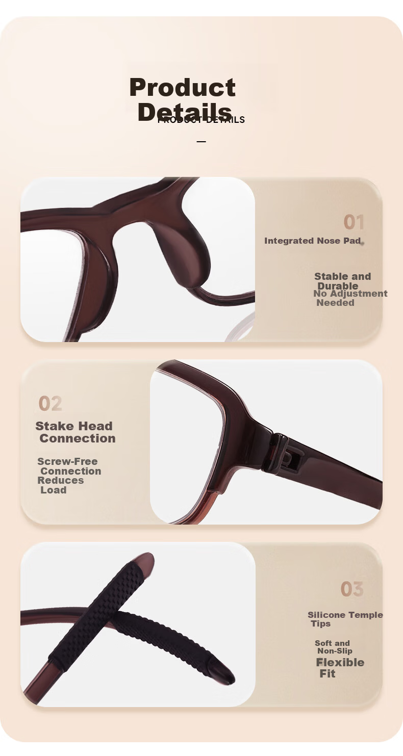 SHOWBIZS Anti-Blue Light Reading Glasses TR Frame for Middle-aged and Elderly 1305 2