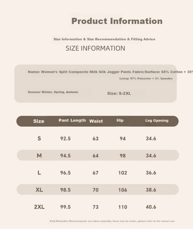Baleno Women's Casual Jogger Pants Spring Autumn New High Waist Thin Loose Slim Wide Leg Sports Trousers 5