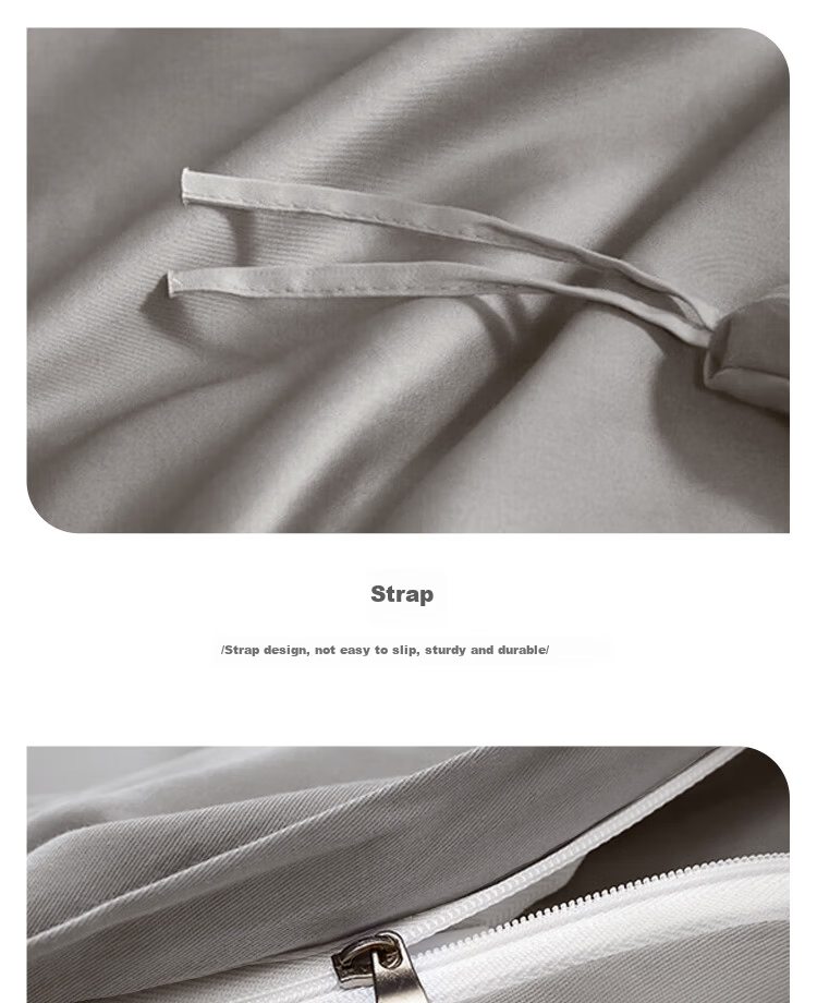 ZiiU Single Duvet Cover 60s Pure Cotton Bedding Xinjiang Cotton Duvet Cover 200x230cm Bean Paste + Light Pink 12