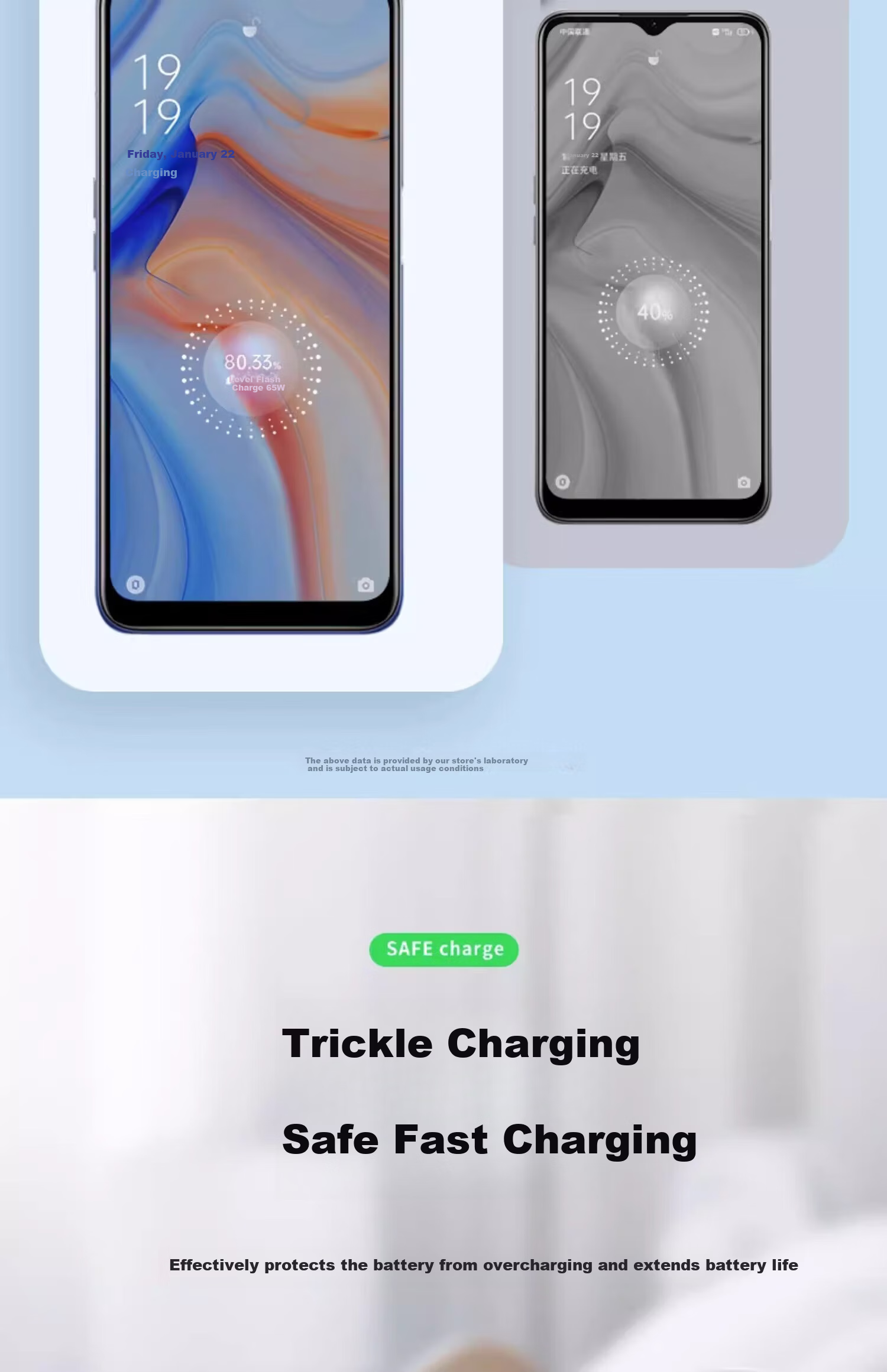 OPPO 65W Fast Charging Type-C Data Cable Compatible with Reno14/13/12/11/9 Pro/Find X8/X5/X3 Ultra 1m 6
