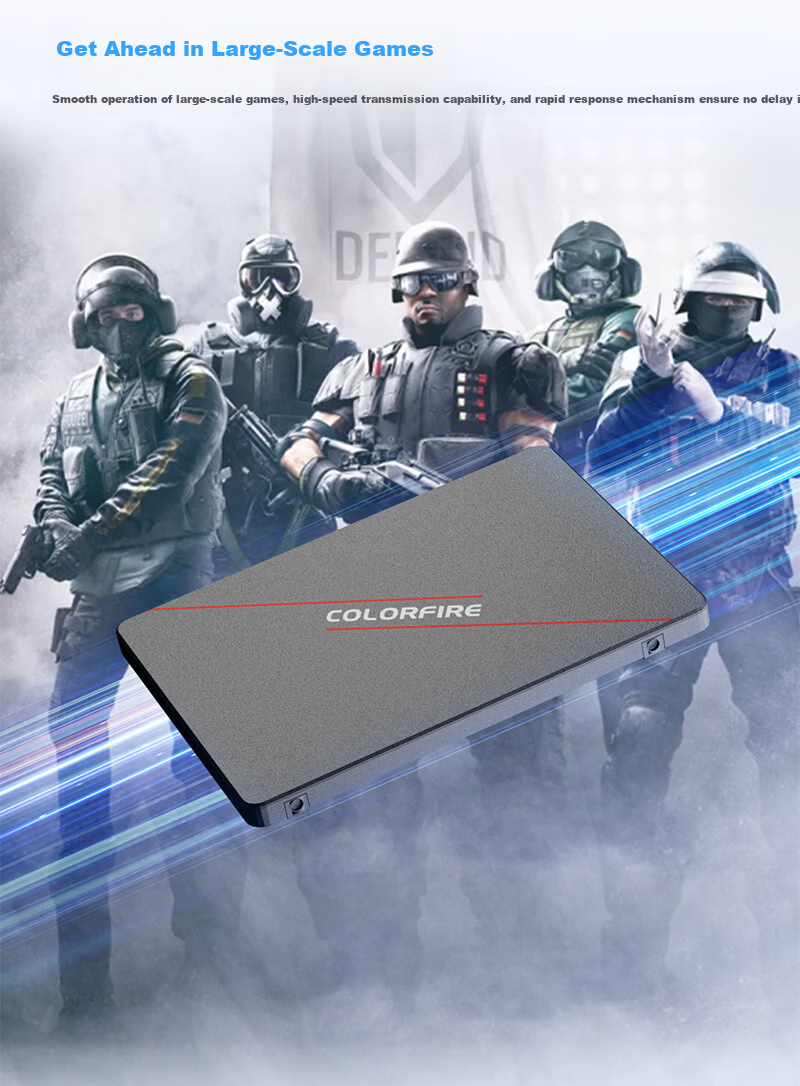 Colorful 120GB SSD Solid State Drive, SATA 3.0 Interface, Lifen CF300 Series, Best-Selling Model 4