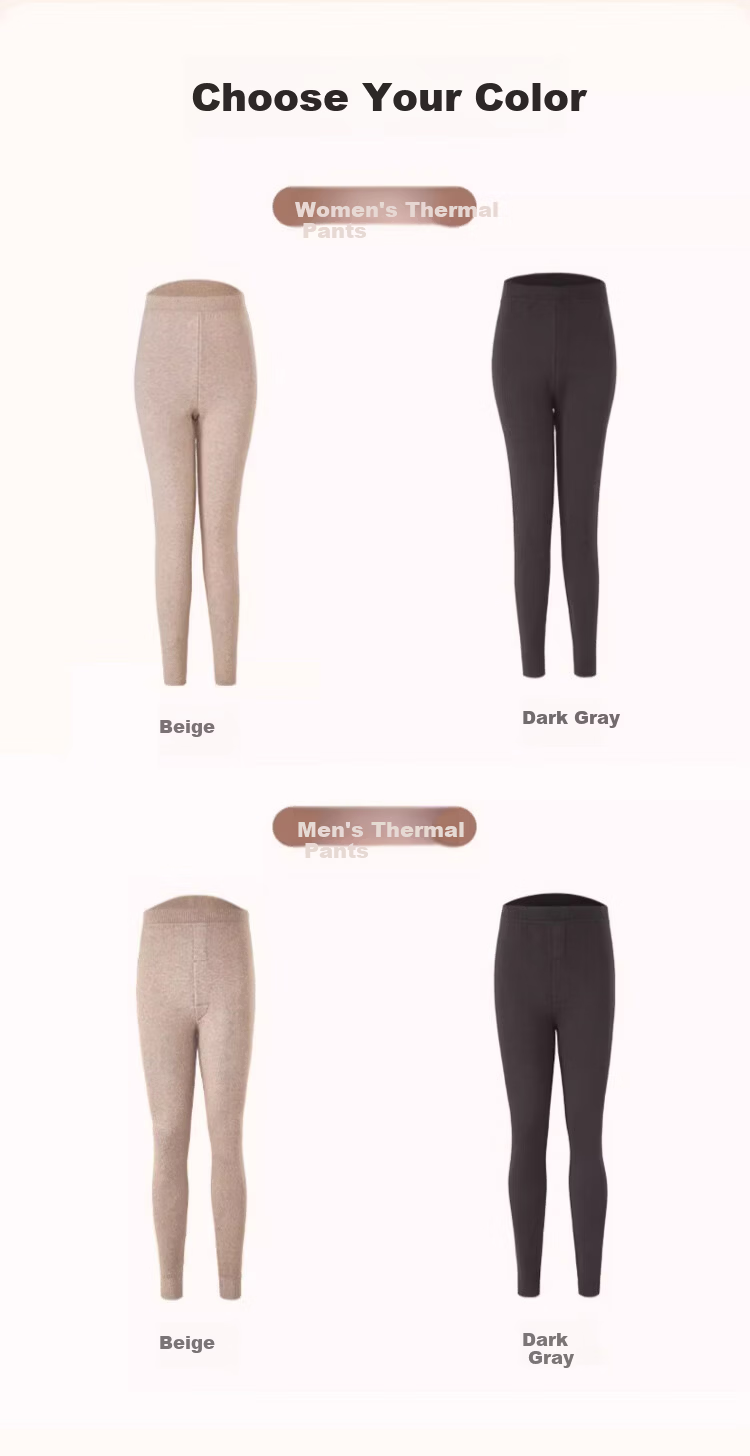 Langsha Women's Wool Pants Autumn Winter Thickened Inner Wear Cashmere Pants De Rong Leggings Thermal Underwear Men's Warm Pants 15