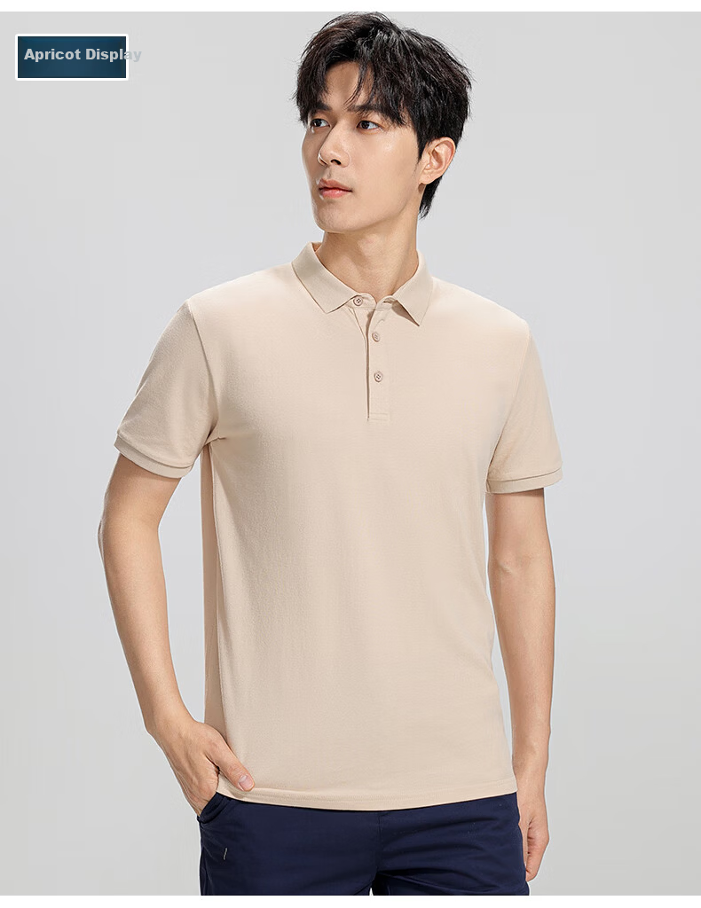 Romon [Cotton Stretch Breathable] Men's Summer Casual Polo Shirt Black XL 17