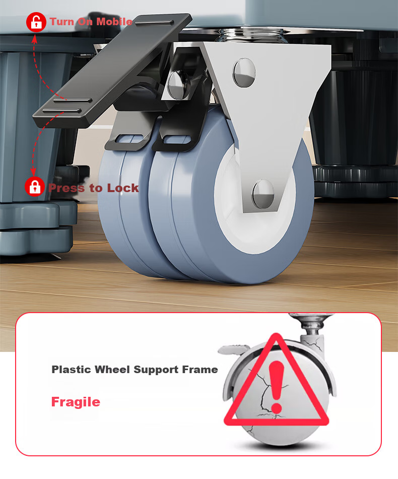 WoJia Universal Washing Machine Stand Base Anti-Slip Shockproof Feet Refrigerator Air Conditioner Storage Rack Standard 4 Legs 5