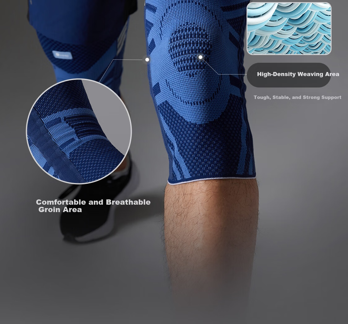 Keep Cushioned Comfortable Functional Knee Brace Meniscus Protection Running Badminton Basketball Breathable Synovitis Support 13