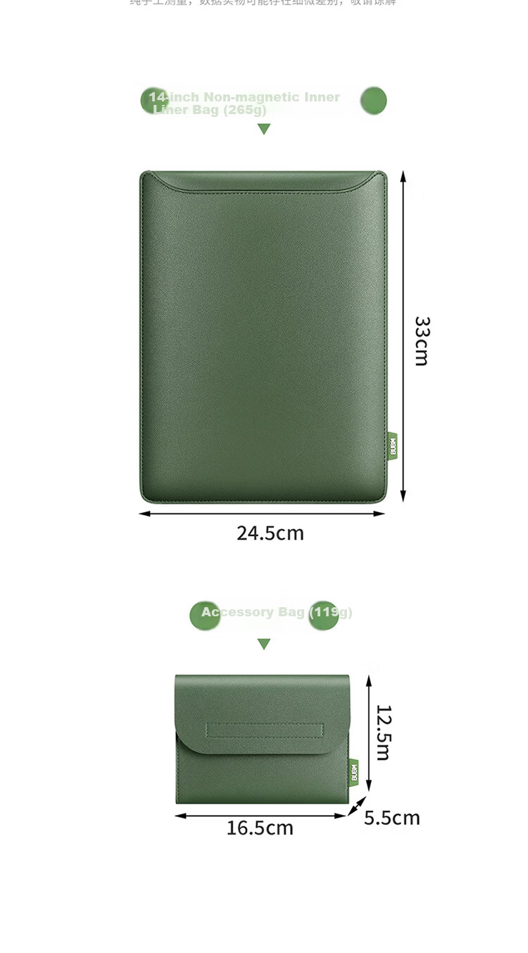 Biyoumei Laptop Sleeve Compatible with Apple Mac Lenovo Pro 14 Inch Women's Huawei Computer Magnetic-Free Protective Case 11