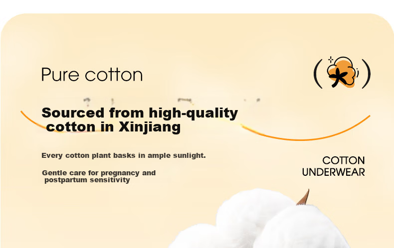 Guxu Disposable Women's High-Waist Postpartum Cotton Sterile Maternity Underwear Plus Size 10-Pack 11