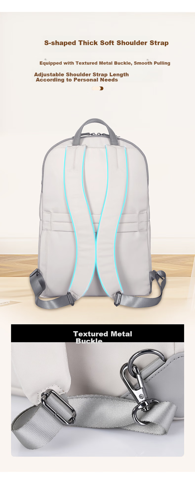 TARGUS 15.6-inch Laptop Backpack Commuter Bag Fashionable Women's Shoulder Bag 650 Blue 7