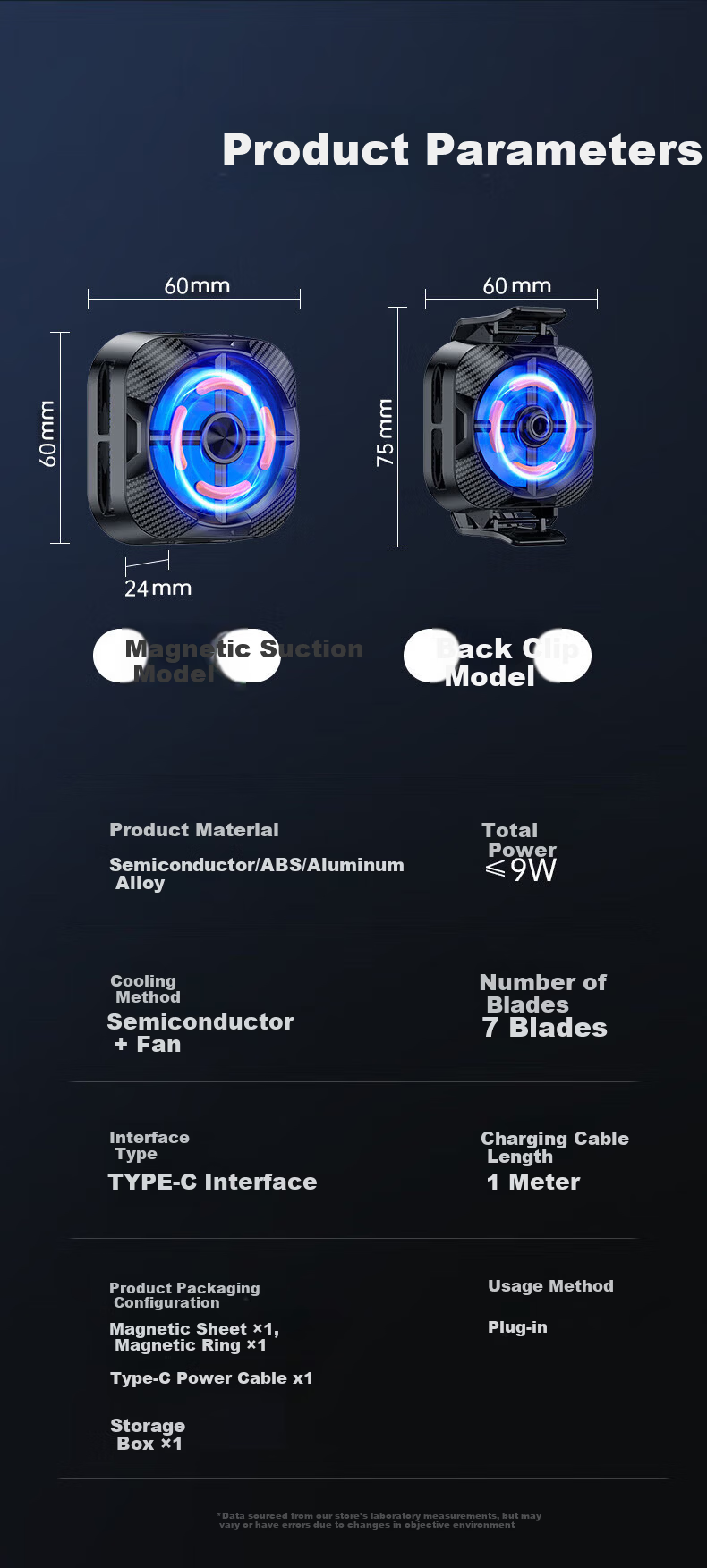 KOVOL [300,000mAh Dual-Use Model] Magnetic Phone Cooling Pad for Live Streaming, Temperature Control Device, Semiconductor Cooling Back Clip for Apple IPhone 17 Gaming 18