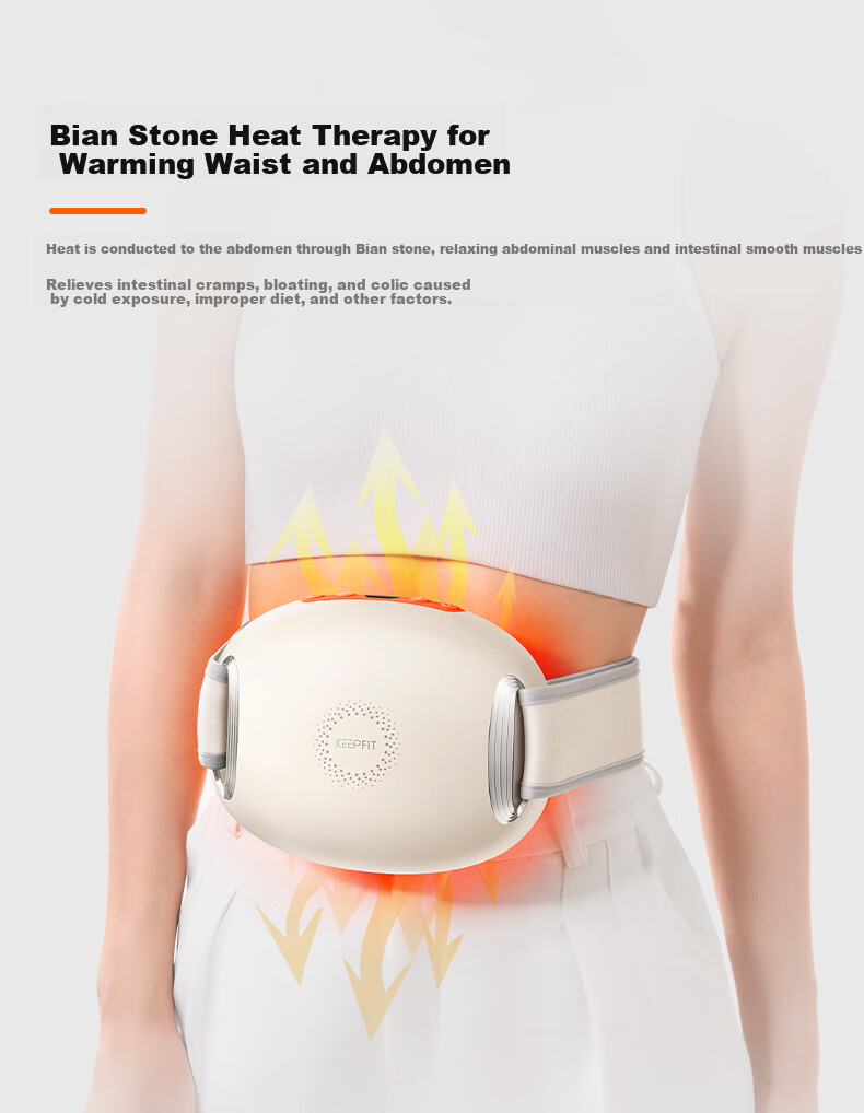 Kepufei Abdominal Massage Device Heated Belly Massager Constipation Relief Automatic Intestinal Peristalsis Promoter Warm Uterus Waist Belt Gift for Mom Girlfriend Mother's Day 11