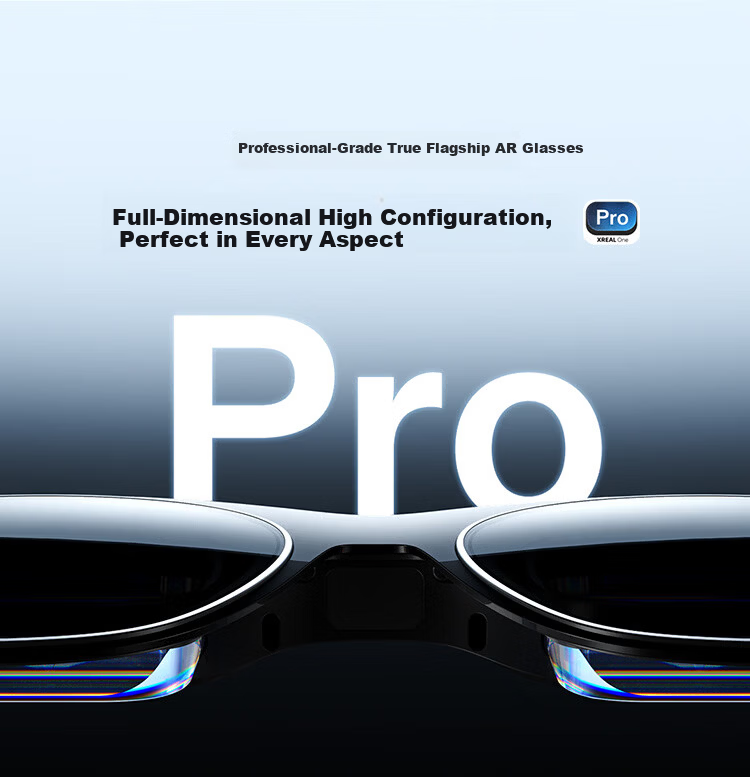 XREAL One Pro AR Smart Glasses 556" Portable Display 57° FOV Self-developed X1 Chip Native 3DoF Hovering Movie Glasses Non-VR AI Glasses Size M 10