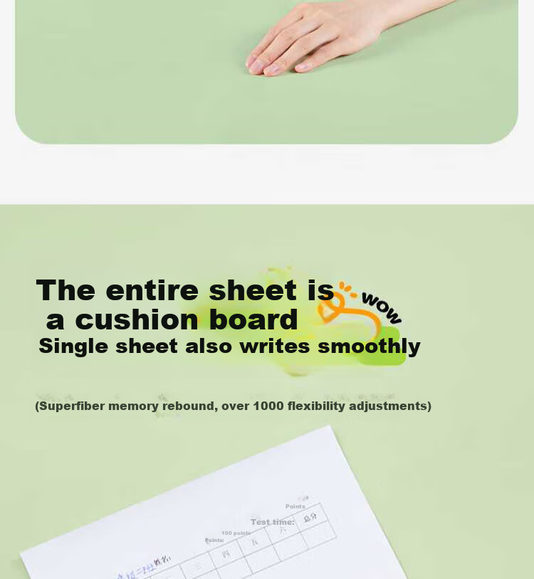 Lange Anti-Stain Eye Protection Eco Silicone Desk Mat Children's Study Writing Desk Pad Primary School Desktop Protector 19