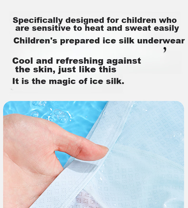 Mianqixiong Kids Boys Ice Silk Underwear Baby Boxer Shorts Summer Thin 4-Pack G009-XXXXL 7