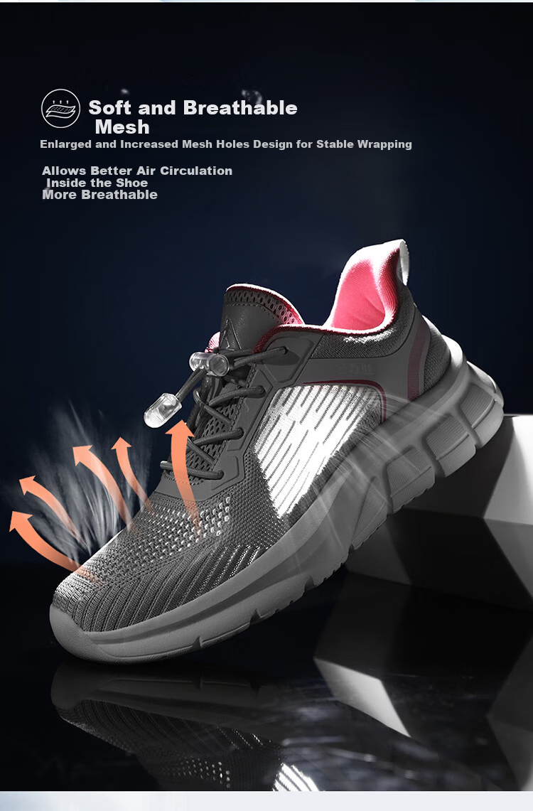 Zulijian Elderly Women's Shoes 2026 Slip-On Breathable Mesh Outdoor Non-Slip Sports Casual Shoes for Mom 1