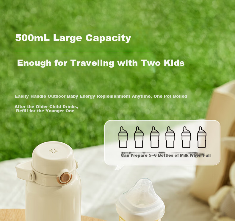 DAEWOO Wireless Portable Milk Formula Maker, Boiling Water Constant Temperature Kettle, Baby Formula Cup, Constant Temperature Cup, Children's Insulated Cup 17