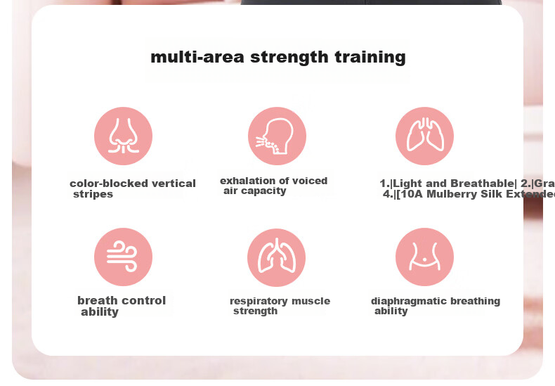 Langwei Breathing Dumbbell Diaphragmatic Breathing Trainer Lung Capacity Exerciser Abs Vest Line Face Jawline Trainer 4