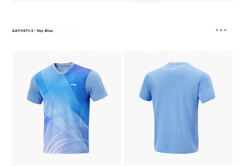 LI-NING Table Tennis Shirt New Professional Quick-Dry Short Sleeve Breathable Training Competition Sportswear 3XL 16