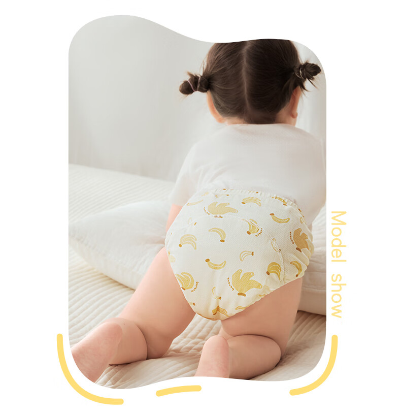 October Crystals Toilet Training Pants Unisex Baby Breathable Diaper Pants Washable Potty Training Underwear Toddler Pull-Ups 29