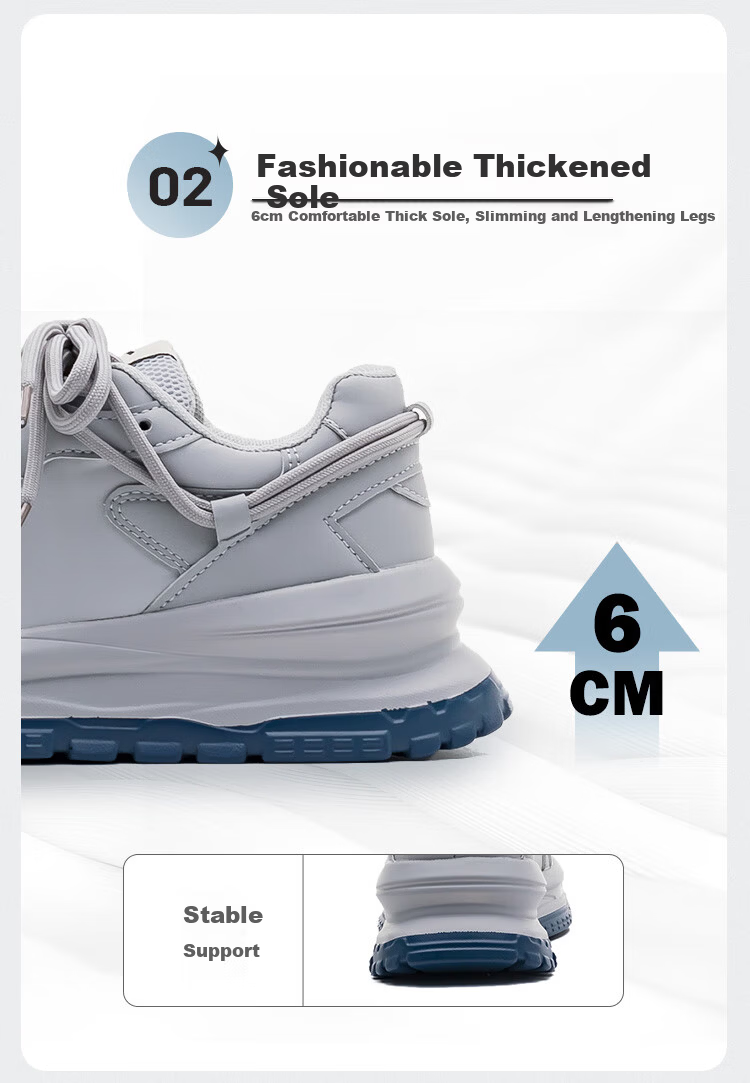 Warrior Official Women's Shoes 2026 Spring Sports Shoes Women Thick Sole Height Increasing Sneakers Women Green Beige 38 7