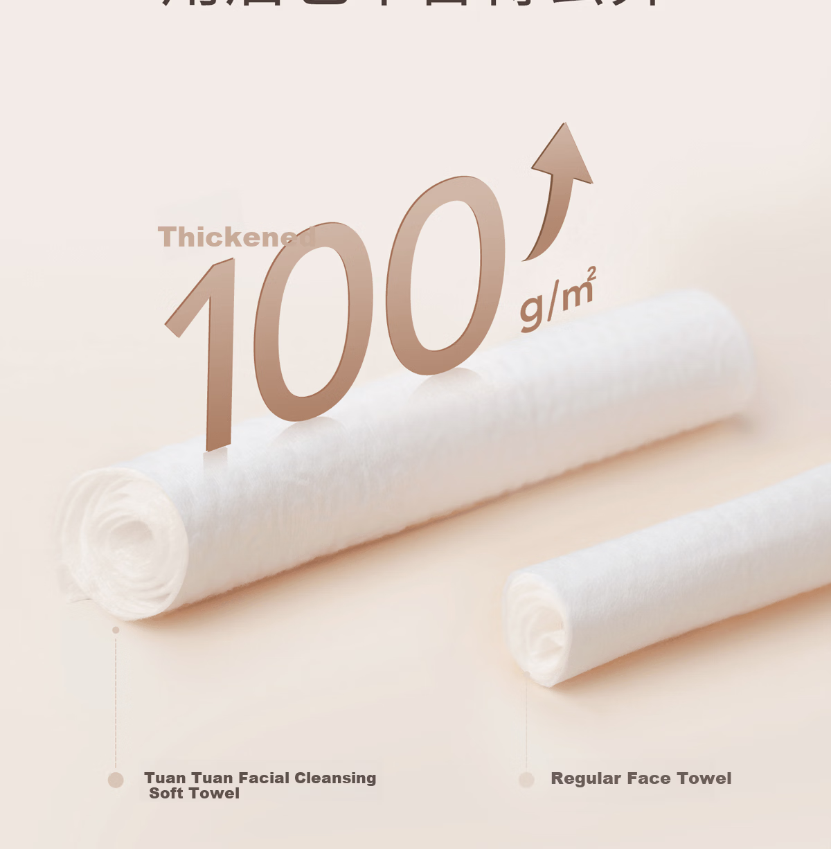 Everbab Aibella Disposable Thickened Facial Towel Cotton Soft Dual-Use Face Wipes Cloud Soft Skin Double-Sided Texture 3