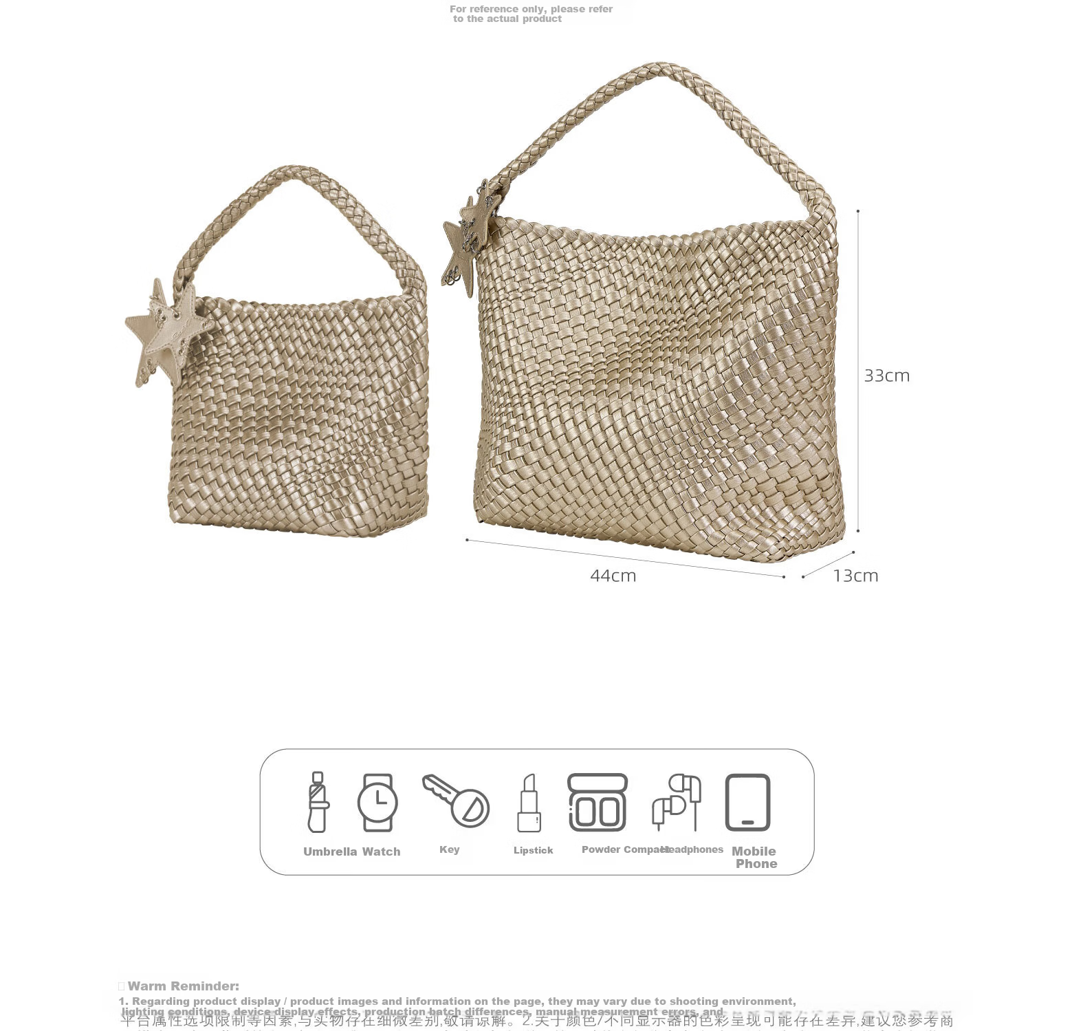 ECODAY Women's Original Design Classic Woven Large Capacity Tote Bag Commuter Handbag Shoulder Bag Birthday Gift 4