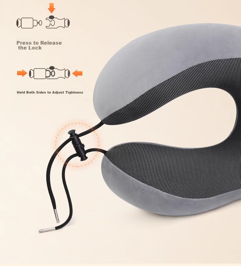 Jingmao U-Shaped Neck Pillow Nap Pillow Travel Cervical Pillow Office Car Airplane Neck Support Pillow 24