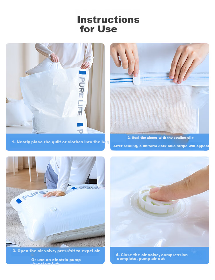 JD Jingzao Vacuum Compression Storage Bags Electric Air Pump Dual-Use Vacuum and Compression 6-Piece Set for Quilts and Down Jackets 20