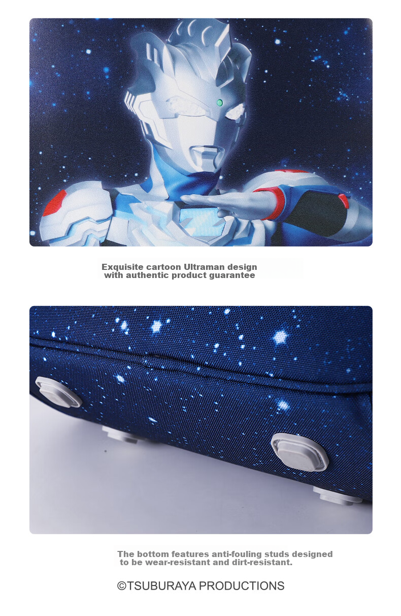 Shangxi Ultraman Children's School Backpack for Boys Primary Grades 1-4 Lightweight Dark Blue Zero 13