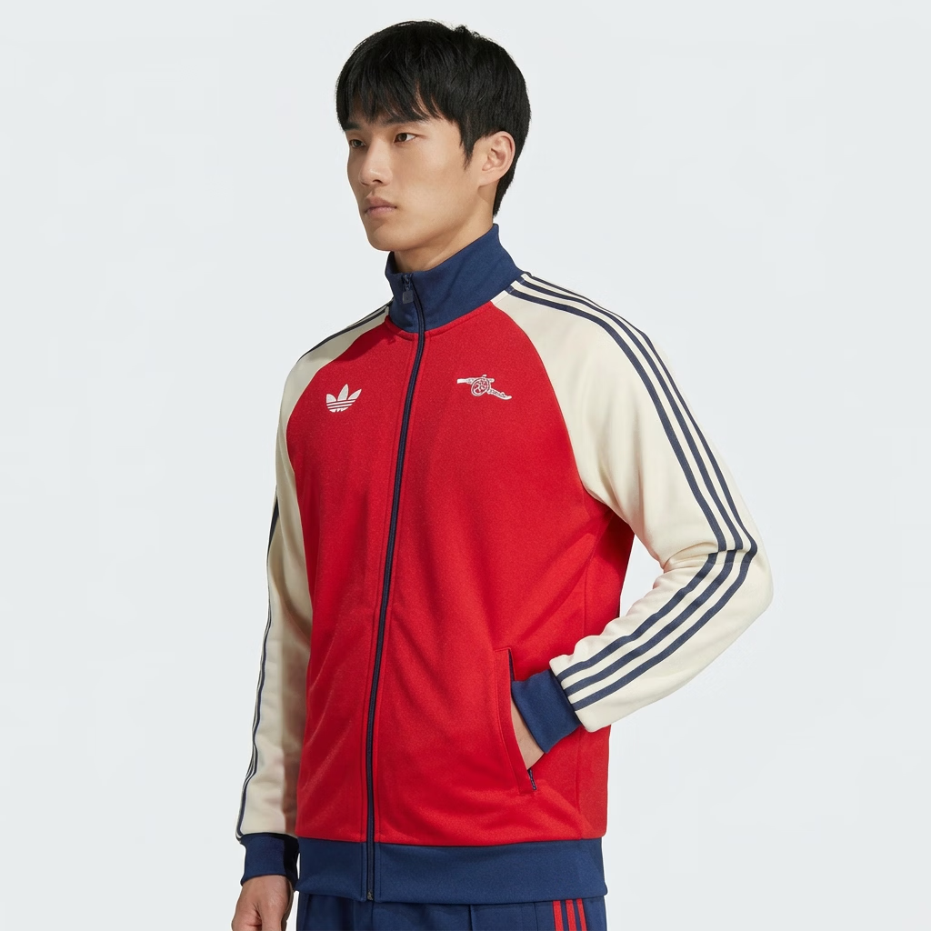 Adidas Men's Football Series AFC OG TT Arsenal Football Stand Collar Three-Stripe Jacket KB1793 L 4