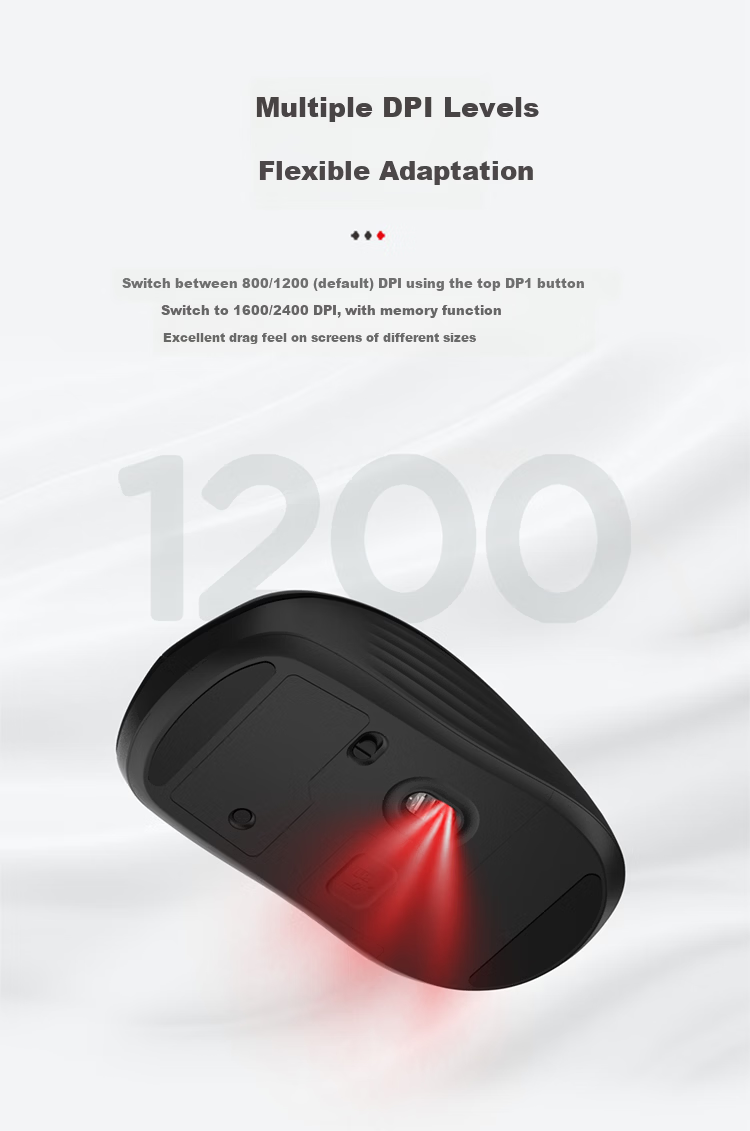 ThinkPlus Wireless Keyboard And Mouse Combo, Full-Size Keyboard, Classic Think Red Dot, Business Office, KM125 Pro 13