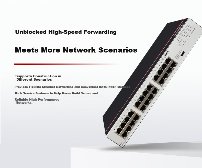 Huawei S1730S-L24T-A1 Gigabit Switch 24-Port Gigabit Ethernet Network Splitter Small Home Enterprise Level Replacement for S1724G-AC 3