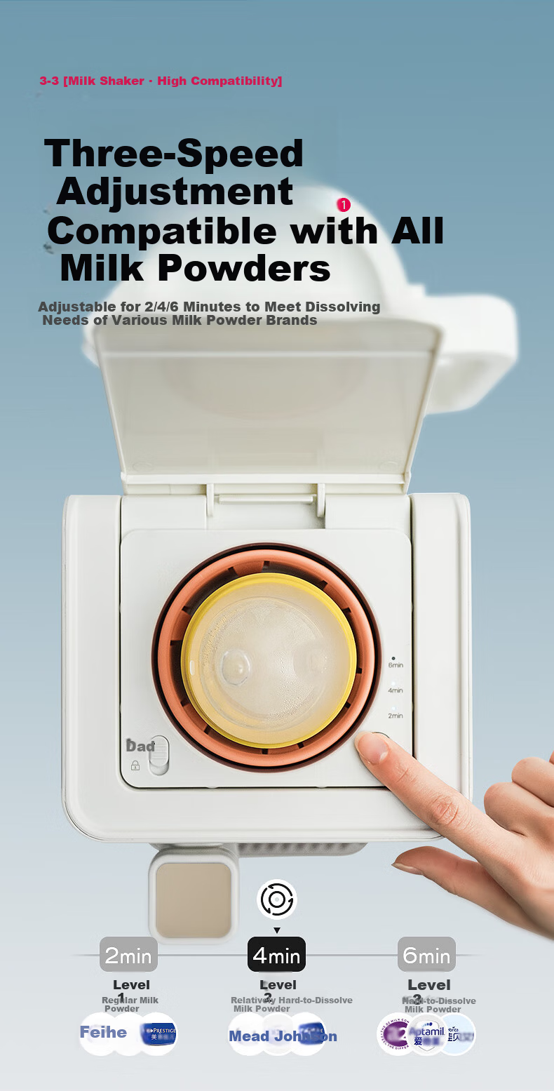 Xiaoyaxiang Thermostatic Kettle Baby Milk Frother Quantitative Water Dispenser Household Milk Mixer Shaker Integrated Machine Smart Shake Version 9