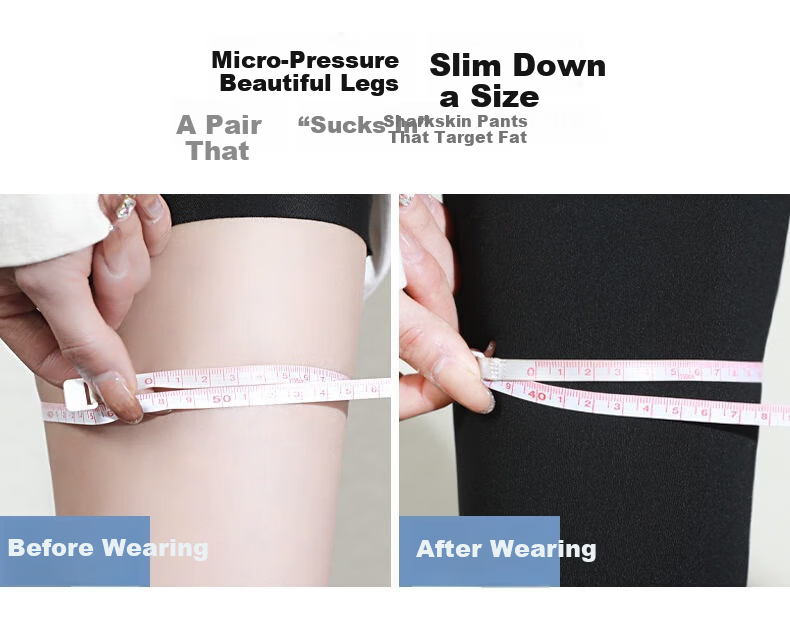 LangSha Women's 3/4 Length Sharkskin Pants Summer Thin Outerwear Leggings Ice Silk High Waist Petite Fitness Yoga Cycling Pants 8