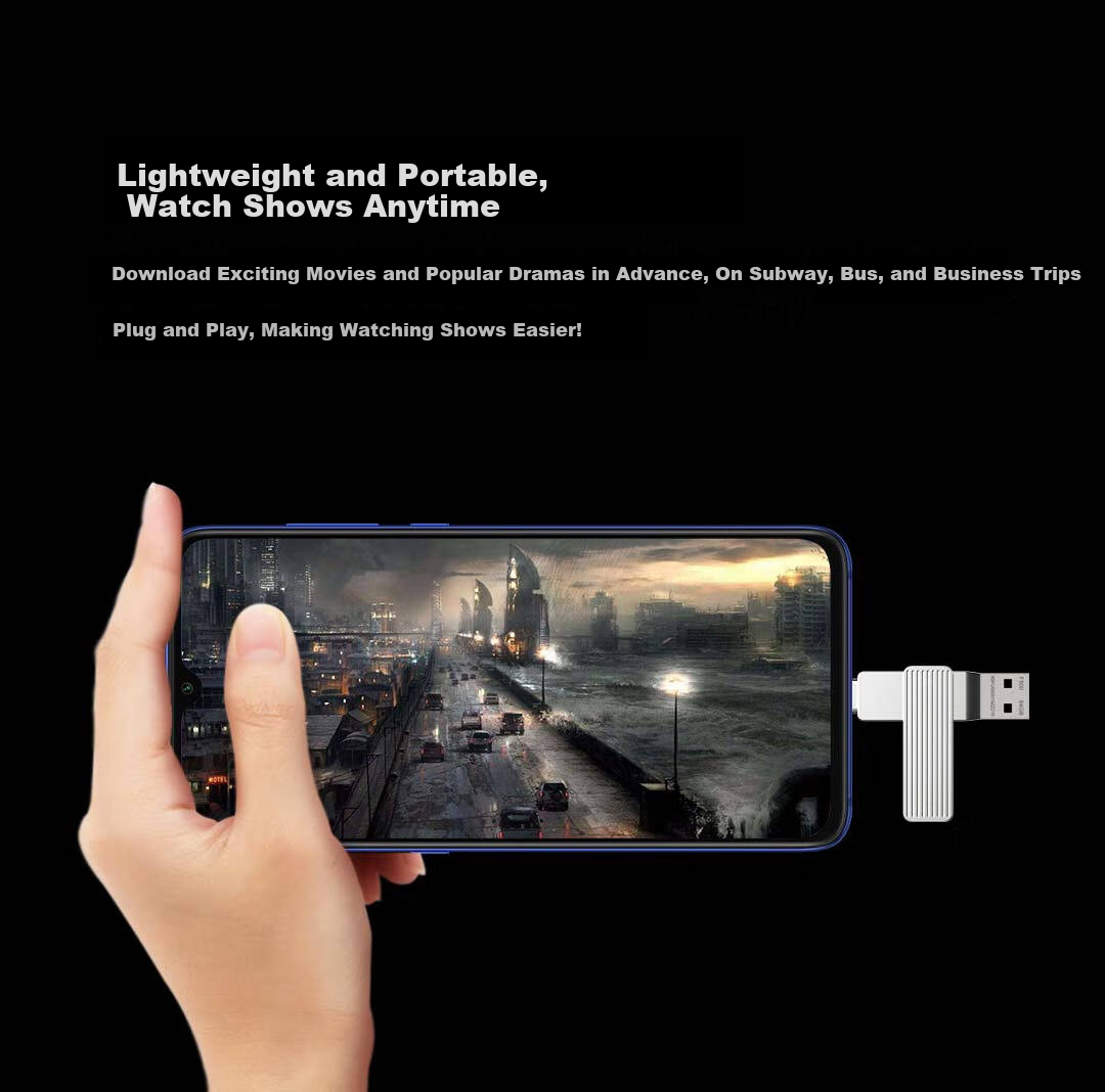 Lenovo Invests in Brand Yinengzhe, 256GB USB3.2 Lightning Dual-Interface Apple Phone Flash Drive, F510 Metal Rotating Protective Case, Dual-Purpose USB Drive for Phones And Computers 6