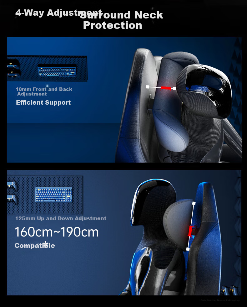 AutoFull [Recommended by NiKo] M6 Ventilated Gaming Chair, Ergonomic Chair, Computer Chair, Office Chair, Gaming Chair 3