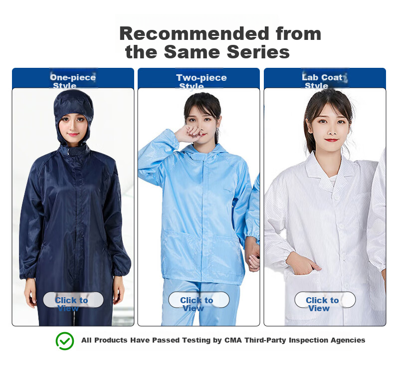 Qingxiao Anti-Static Dustproof Coverall White L Cleanroom Protective Paint Spraying Workwear 1