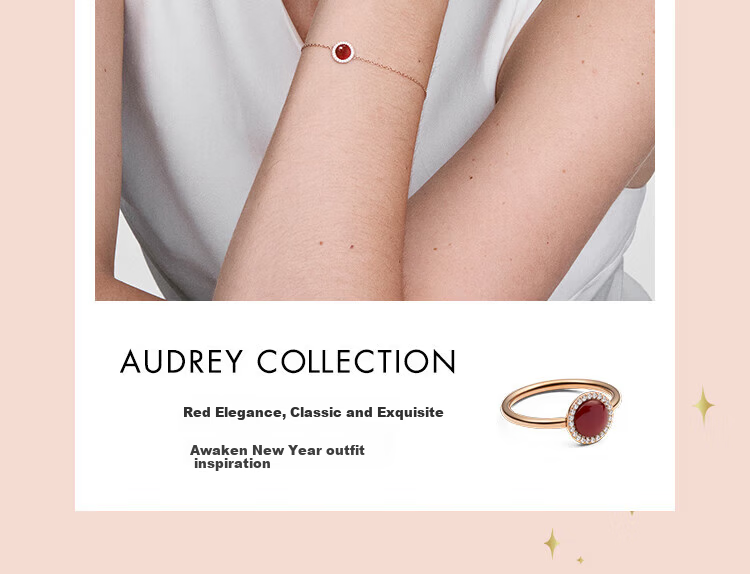 Daniel Wellington DW Ring Women's Gorgeous Red Agate Ring Light Luxury Vintage Fashion Birthday Gift for Girlfriend DW1258 6