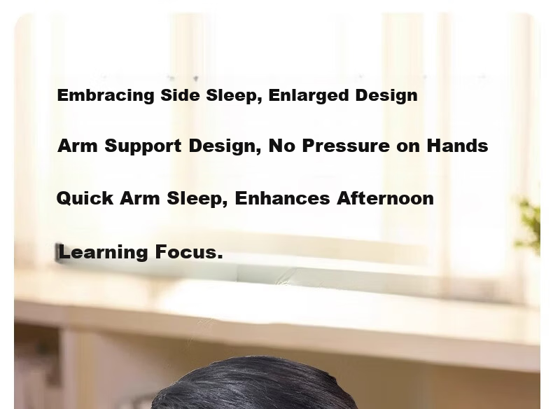 Nila Nap Pillow Prone Sleeping Pillow for Primary and Secondary Students Classroom Desk Nap Essential Hugging Pillow 13