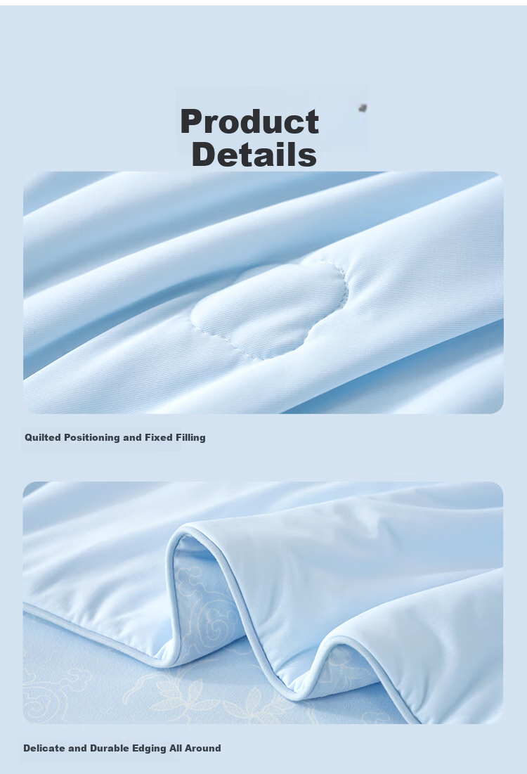 Bailisi Comforter, Air Conditioning Quilt, Summer Cool Quilt, Class A Antibacterial And Anti-Mite Duvet Insert, Machine Washable, 150cm×200cm, Approximately 1.6 Ji 11