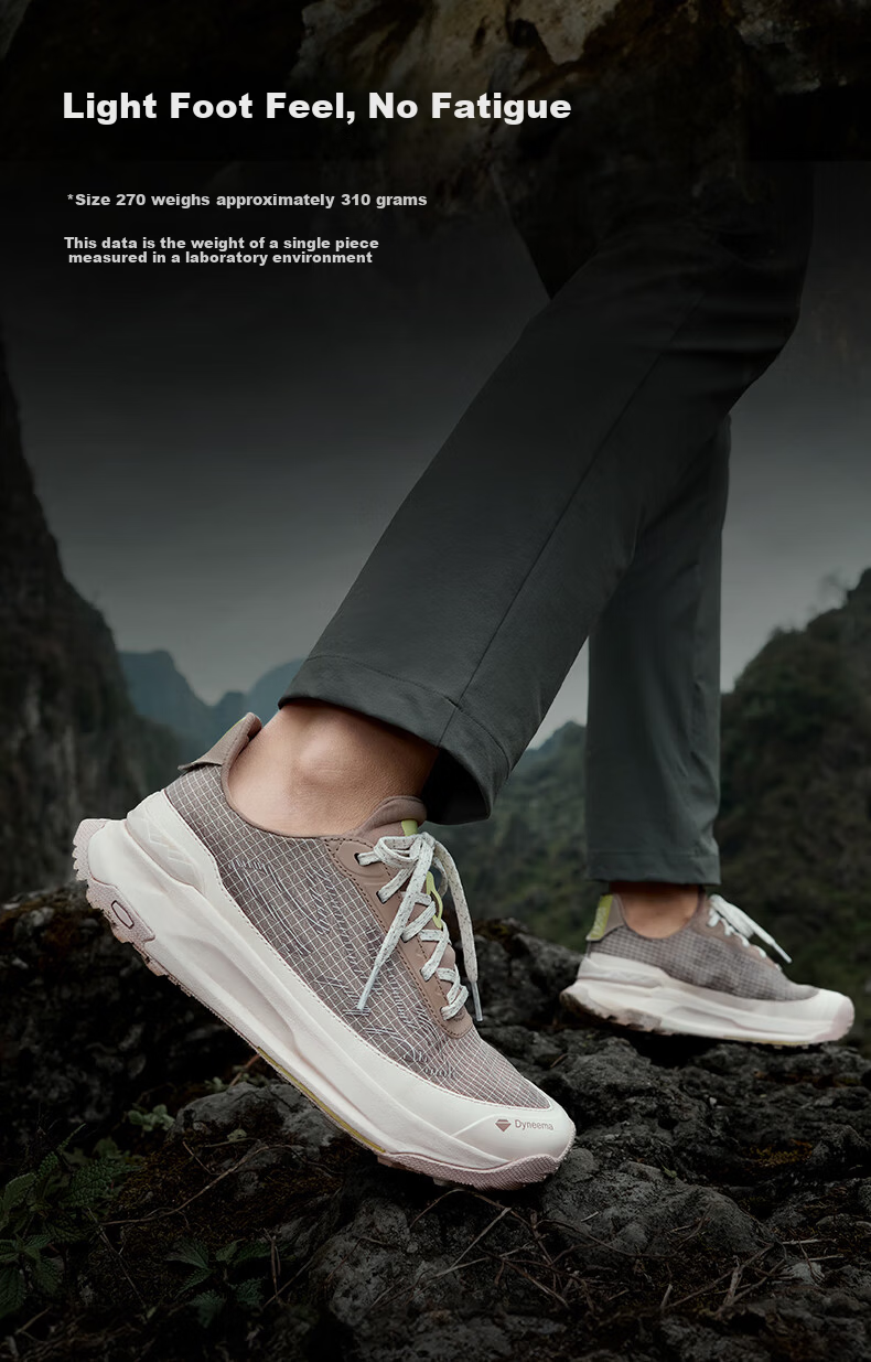 KOLON SPORT Men's And Women's EGGS LITE Lightweight Hiking Shoes, Tear-Resistant Rubber Sole Outdoor Footwear 3