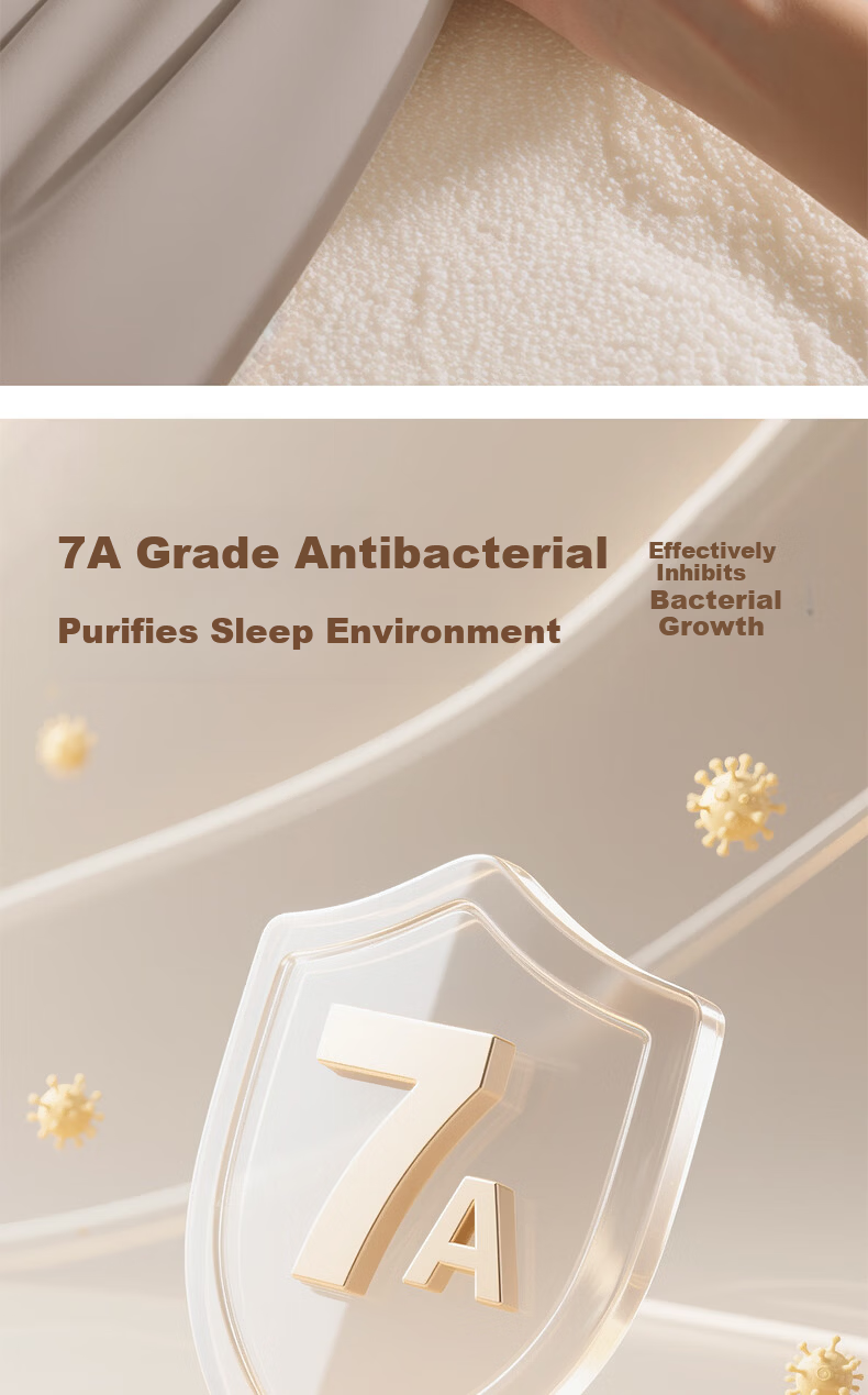 HLA 7A Antibacterial Wool Quilt Winter Sheep Wool Comforter Filling 150×200cm Approx. 7 Jin White Khaki 6